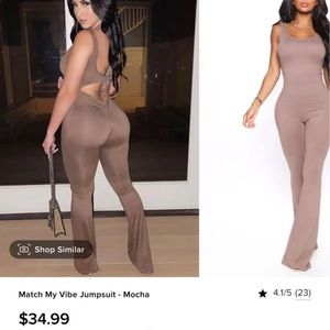 FASHION NOVA MATCH MY VIBE JUMPSUIT